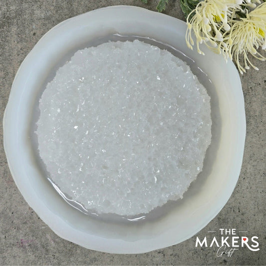 Crystal Bottomed Tray Mold – Silicone Mold for Resin & Plaster Art - The Makers Gift