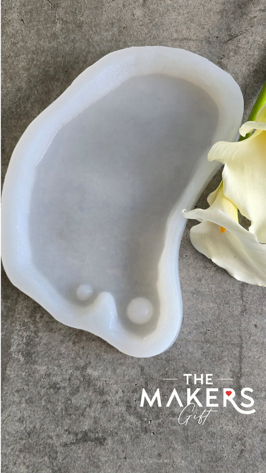 Geode Slice No. 1 Mold – Resin & Plaster Mold for Trays, DIY Craft - The Makers Gift