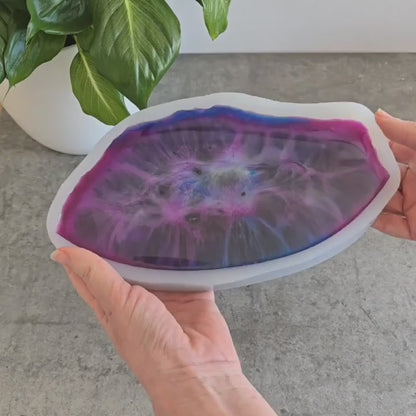 Large Slab Silicone Mold – For Decorative Trays, Resin & Plaster Craft